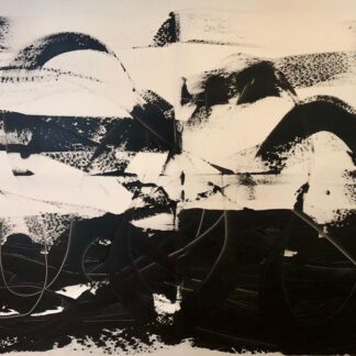 Abstract Cavas black&white ‘Eternity’